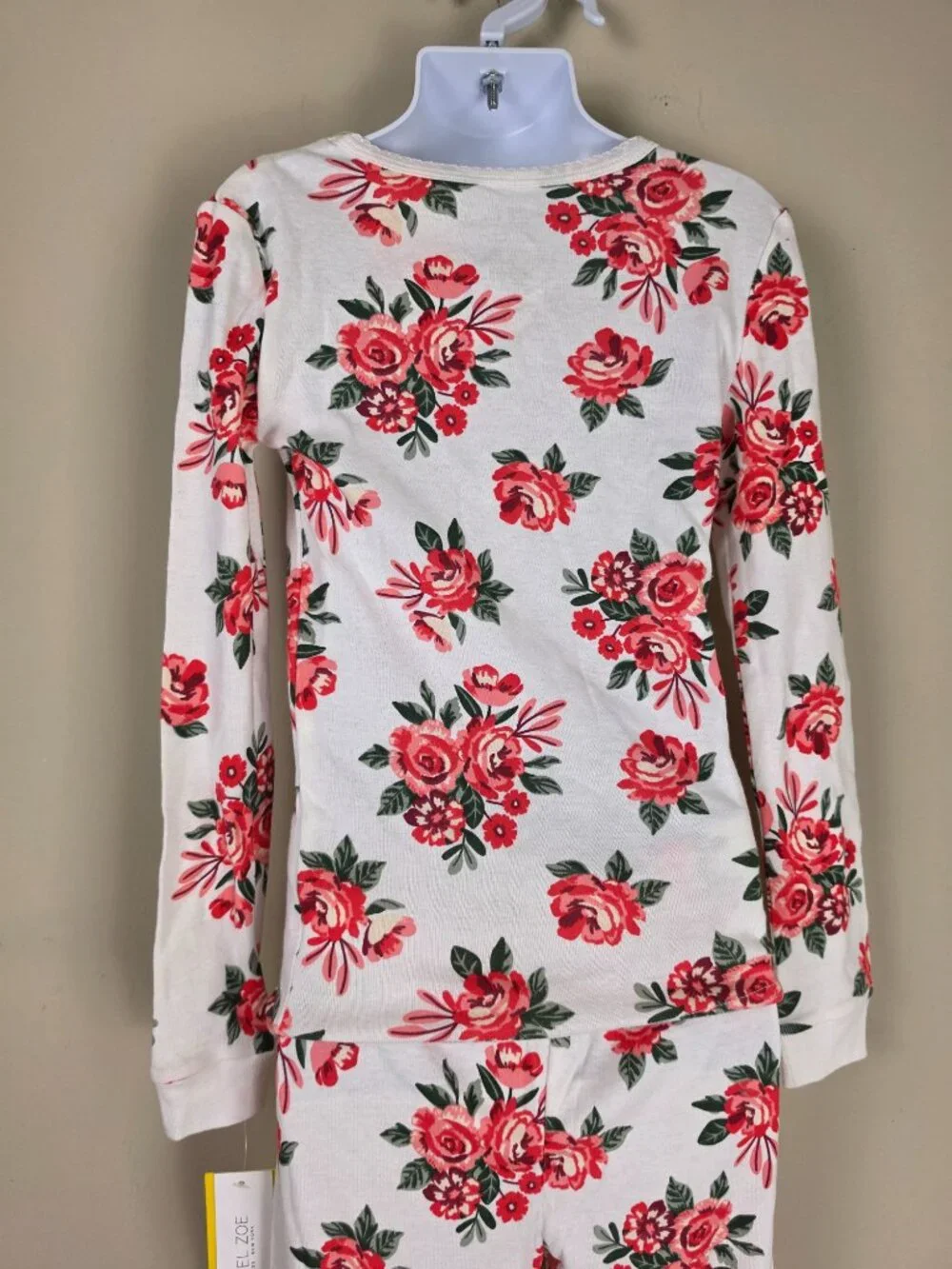 Rachel Zoe Girls Floral Pajama Set Sz 7 100% Cotton Sweet Dreams 2 Piece